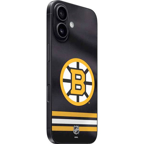 NHL Boston Bruins Home Jersey iPhone 16 Plus Skin